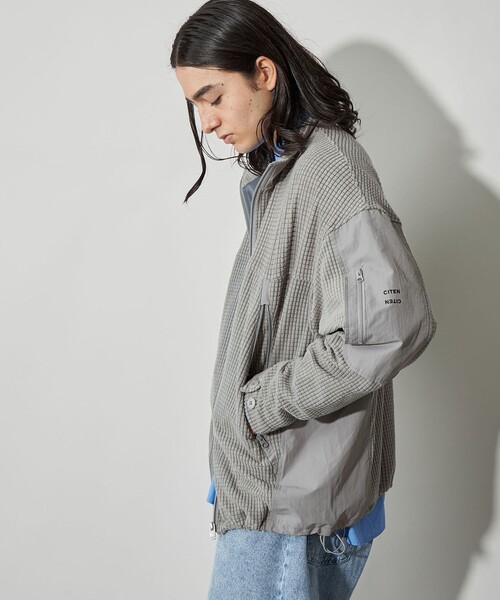 CITEN（シテン）の「＜CITEN＞テックフリーストラックブルゾン（ブルゾン・メンズ・ホワイト/ブラック/ライトグレー・M/L）」の3枚目の写真