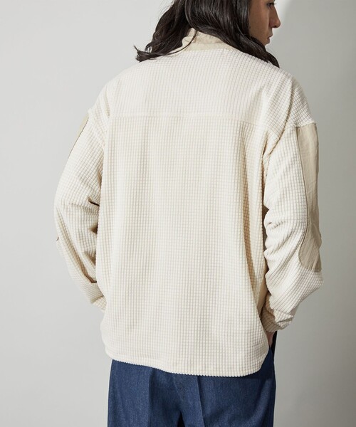 CITEN（シテン）の「＜CITEN＞テックフリーストラックブルゾン（ブルゾン・メンズ・ホワイト/ブラック/ライトグレー・M/L）」の4枚目の写真