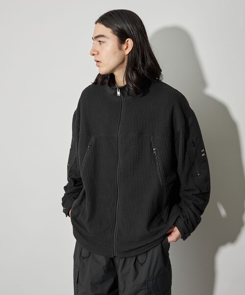 CITEN（シテン）の「＜CITEN＞テックフリーストラックブルゾン（ブルゾン・メンズ・ホワイト/ブラック/ライトグレー・M/L）」の18枚目の写真