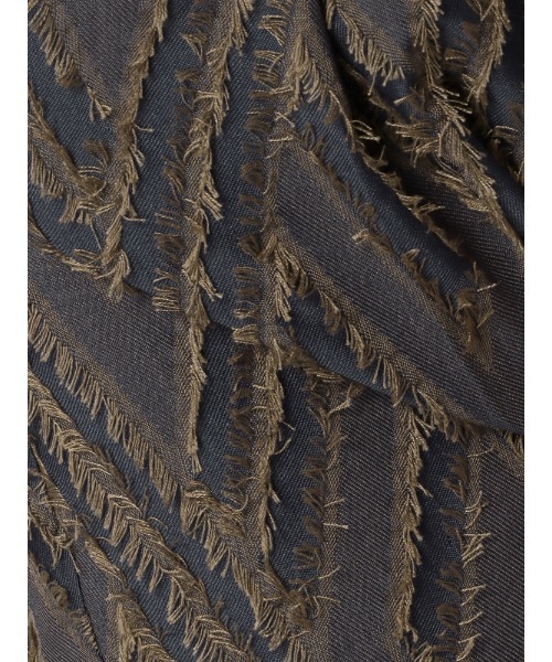 CIS.（シス）の「CIS． ベアセットアップ ベアトップ＆タックパンツ ハンドウォッシュ ジオメトリックジャカード（ベスト・レディース・ネイビー・36(7号)/34(5号)/40(11号)/38(9号)）」の15枚目の写真