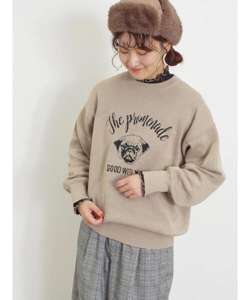 Samansa Mos2(サマンサ モスモス)の「配色メローリブハイネックインナー(Tシャツ/カットソー・レディース・ベージュ/ブラック/キナリ/イエロー・F)」の14枚目の写真