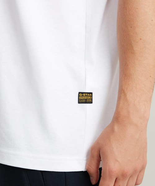 G-STAR（ジースター）の「SYMBOLS PRINT LOOSE T-SHIRT/ブランドロゴルーズTシャツ（Tシャツ/カットソー・メンズ・ダークブラック/ホワイト・X-SMALL/SMALL/MEDIUM/LARGE/X-LARGE）」の11枚目の写真