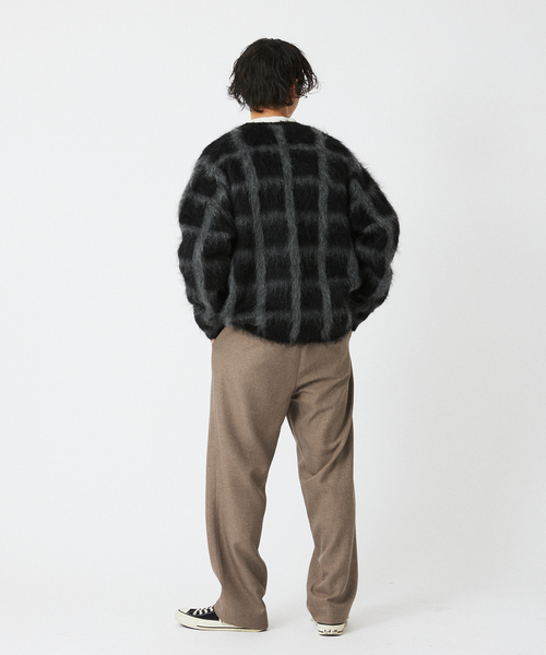 JOURNAL STANDARD relume（ジャーナルスタンダード　レリューム）の「CALIFORNIA モヘアミックス カーディガン（ニット/セーター・メンズ・パープル/ブラウン/ブラック・MEDIUM/LARGE）」の10枚目の写真