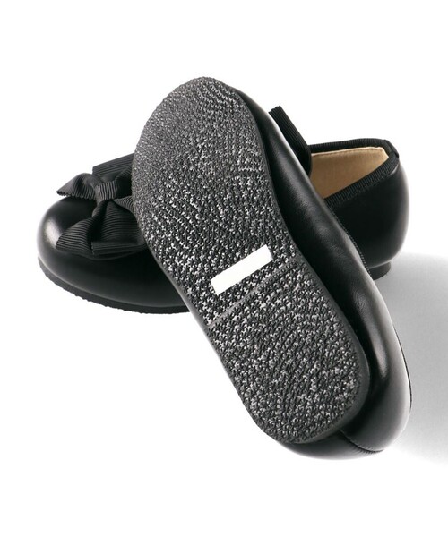 BRANSHES（ブランシェス）の「バレエシューズ（バレエシューズ・キッズ・ブラック・21.0cm/16.0cm/18.0cm/17.0cm/19.0cm/20.0cm）」の2枚目の写真