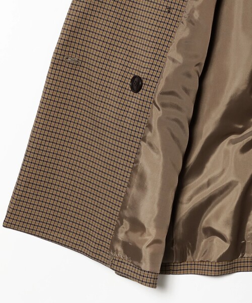 Ray BEAMS(レイビームス)の「チェック 4ボタン ダブル ジャケット(テーラードジャケット・レディース・グレー/ブラウン・0/1)」の21枚目の写真