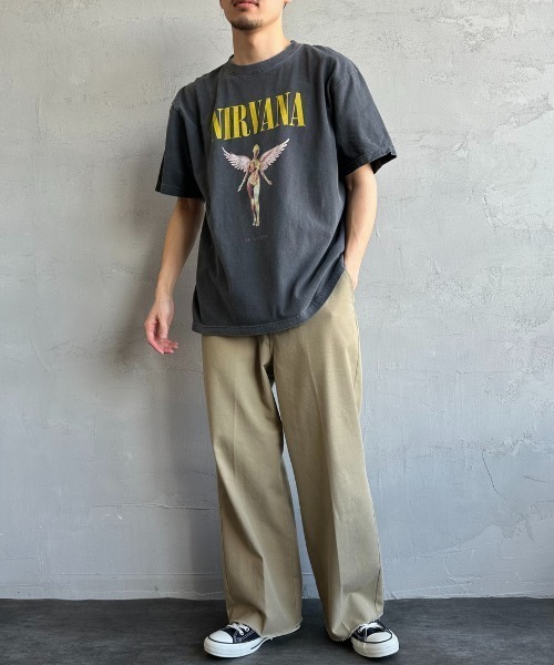 GOOD ROCK SPEED（グッドロックスピード）の「[GOOD ROCK SPEED/グッドロックスピード] 別注 NIRVANA ロックプリントTシャツ(IN UTERO)（Tシャツ/カットソー・レディース・チャコール・M/L/XL）」の21枚目の写真