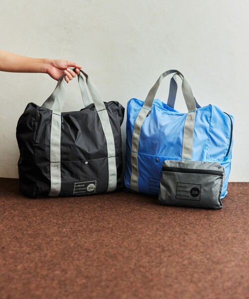 FREAK'S STORE(フリークスストア)の「WEEKEND PACKETABLE BOSTON 35L ウィークエンド パッカブル ボストンバッグ 35L(ボストンバッグ・メンズ・ブルー/グレー/ブラック・ONE SIZE)」の5枚目の写真