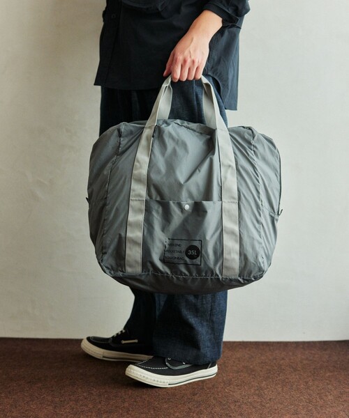 FREAK'S STORE(フリークスストア)の「WEEKEND PACKETABLE BOSTON 35L ウィークエンド パッカブル ボストンバッグ 35L(ボストンバッグ・メンズ・ブルー/グレー/ブラック・ONE SIZE)」の10枚目の写真