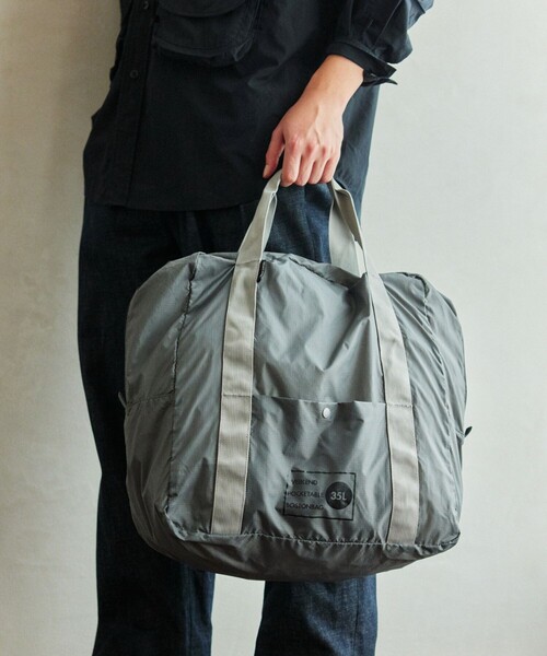 FREAK'S STORE(フリークスストア)の「WEEKEND PACKETABLE BOSTON 35L ウィークエンド パッカブル ボストンバッグ 35L(ボストンバッグ・メンズ・ブルー/グレー/ブラック・ONE SIZE)」の11枚目の写真