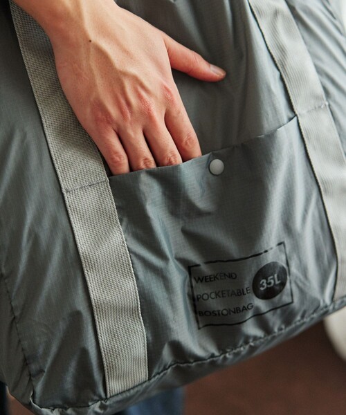 FREAK'S STORE(フリークスストア)の「WEEKEND PACKETABLE BOSTON 35L ウィークエンド パッカブル ボストンバッグ 35L(ボストンバッグ・メンズ・ブルー/グレー/ブラック・ONE SIZE)」の14枚目の写真