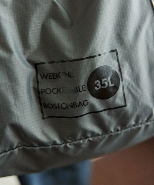 FREAK'S STORE(フリークスストア)の「WEEKEND PACKETABLE BOSTON 35L ウィークエンド パッカブル ボストンバッグ 35L(ボストンバッグ・メンズ・ブルー/グレー/ブラック・ONE SIZE)」の15枚目の写真