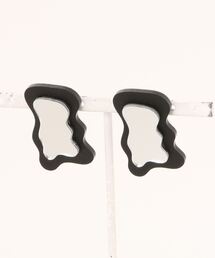 lea.acc*maamee*/マットブラックミラーピアス