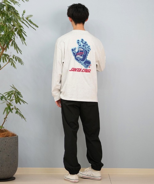 SANTA CRUZ（サンタクルーズ）の「【ムラサキスポーツ限定】SANTACRUZ/サンタクルーズ ロンT バックプリント/発砲プリント ユニセックス 502243405（Tシャツ/カットソー・メンズ・シルバーグレー/ブラック/ホワイト・XL/L/M）」の10枚目の写真