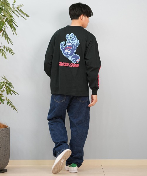 SANTA CRUZ（サンタクルーズ）の「【ムラサキスポーツ限定】SANTACRUZ/サンタクルーズ ロンT バックプリント/発砲プリント ユニセックス 502243405（Tシャツ/カットソー・メンズ・シルバーグレー/ブラック/ホワイト・XL/L/M）」の15枚目の写真