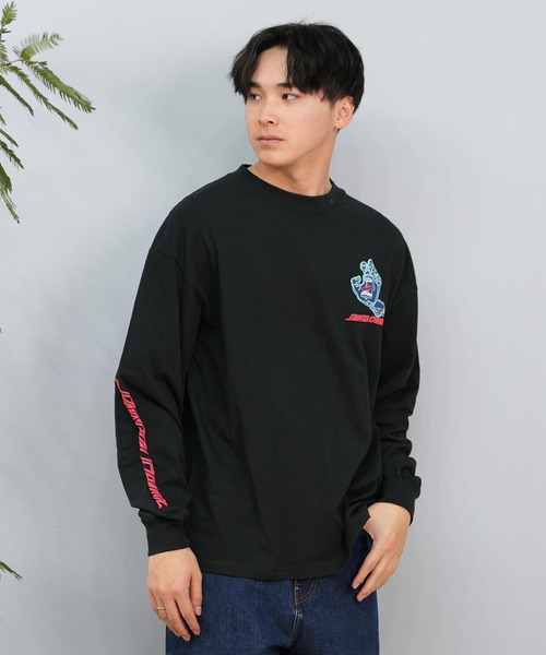 SANTA CRUZ（サンタクルーズ）の「【ムラサキスポーツ限定】SANTACRUZ/サンタクルーズ ロンT バックプリント/発砲プリント ユニセックス 502243405（Tシャツ/カットソー・メンズ・シルバーグレー/ブラック/ホワイト・XL/L/M）」の19枚目の写真