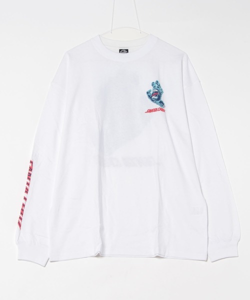 SANTA CRUZ（サンタクルーズ）の「【ムラサキスポーツ限定】SANTACRUZ/サンタクルーズ ロンT バックプリント/発砲プリント ユニセックス 502243405（Tシャツ/カットソー・メンズ・シルバーグレー/ブラック/ホワイト・XL/L/M）」の8枚目の写真