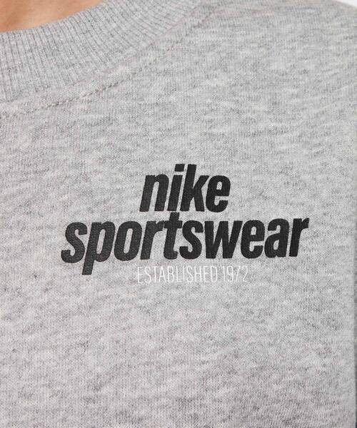 NIKE(ナイキ)の「ナイキ スポーツウェア クラブ ジュニア フレンチテリー スウェットシャツ / Nike Sportswear Club Big Kids' French Terry Sweatshirt HJ2674-063 Dark Grey Heather(スウェット・キッズ・グレー系その他・160/150/140/170/130)」の10枚目の写真