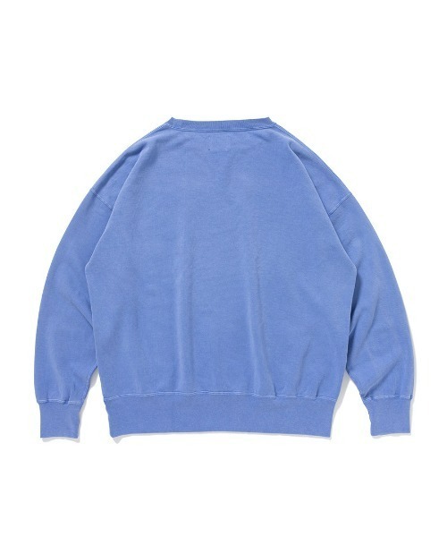 MAGIC NUMBER(マジック ナンバー)の「【MAGIC NUMBER】 LIGHT PIGMENT CREW SWEAT ライトピグメントクルースウェット(スウェット・メンズ・ブラック/オフホワイト/ブルー・MEDIUM/LARGE/X-LARGE)」の8枚目の写真