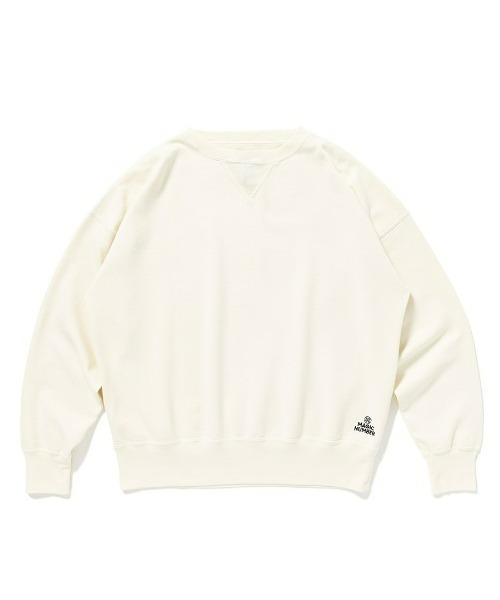 MAGIC NUMBER(マジック ナンバー)の「【MAGIC NUMBER】 LIGHT PIGMENT CREW SWEAT ライトピグメントクルースウェット(スウェット・メンズ・ブラック/オフホワイト/ブルー・MEDIUM/LARGE/X-LARGE)」の12枚目の写真