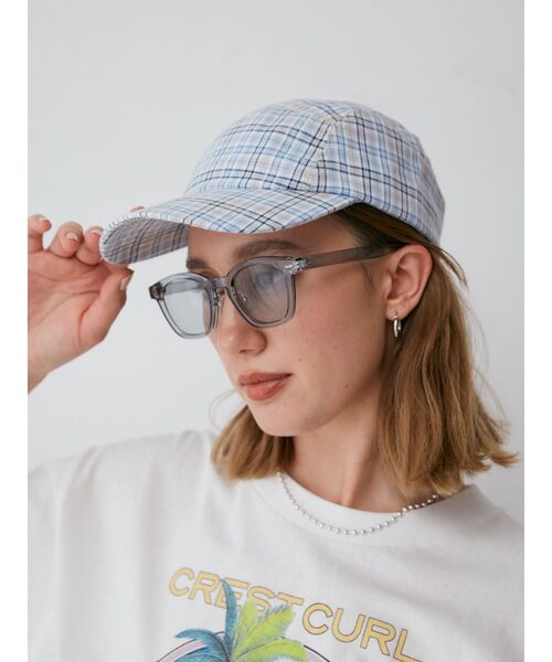 Ungrid（アングリッド）の「クリアフレームサングラス（サングラス・レディース・グレー/ブラウン・FREE）」の17枚目の写真