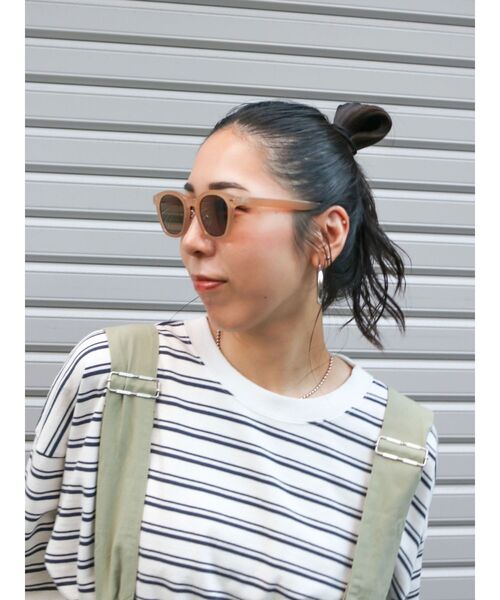 Ungrid（アングリッド）の「クリアフレームサングラス（サングラス・レディース・グレー/ブラウン・FREE）」の10枚目の写真