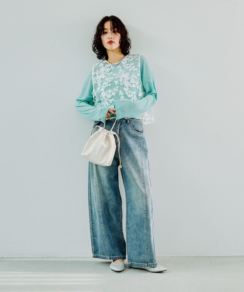 LEPSIM(レプシィム)の「フェイクレザーエナメル2WAYミニバッグ 287576(ショルダーバッグ・レディース・レッド/ブラック/アイボリー・ONE SIZE)」の15枚目の写真