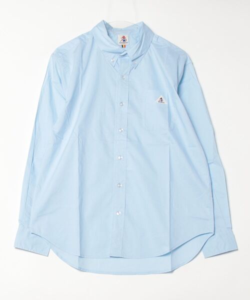 GEVACO（ゲバコ）の「【EXCLUSIVE】【GEVACO/ゲバコ】ベーシックボタンダウンシャツ（無地/ストライプ）（シャツ/ブラウス・メンズ・イエロー/ブルー/ブルー系その他/レッド系その他/グリーン系その他・M/L）」の7枚目の写真
