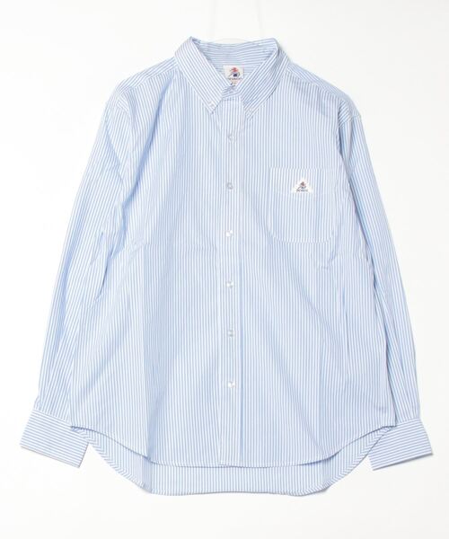 GEVACO（ゲバコ）の「【EXCLUSIVE】【GEVACO/ゲバコ】ベーシックボタンダウンシャツ（無地/ストライプ）（シャツ/ブラウス・メンズ・イエロー/ブルー/ブルー系その他/レッド系その他/グリーン系その他・M/L）」の8枚目の写真