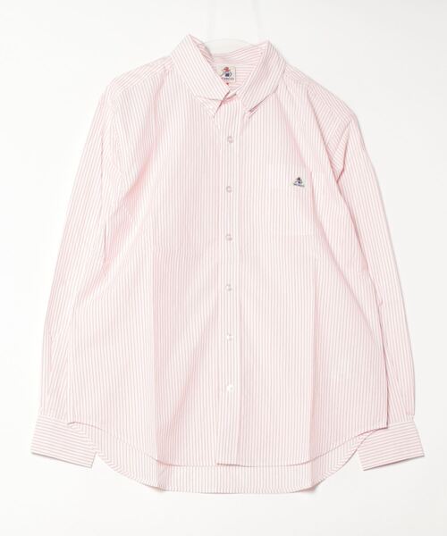 GEVACO（ゲバコ）の「【EXCLUSIVE】【GEVACO/ゲバコ】ベーシックボタンダウンシャツ（無地/ストライプ）（シャツ/ブラウス・メンズ・イエロー/ブルー/ブルー系その他/レッド系その他/グリーン系その他・M/L）」の9枚目の写真