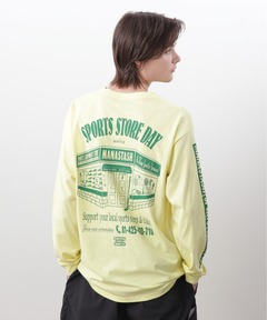 6(ROKU)＞LESS AND MORE ロングスリーブTシャツ（Tシャツ