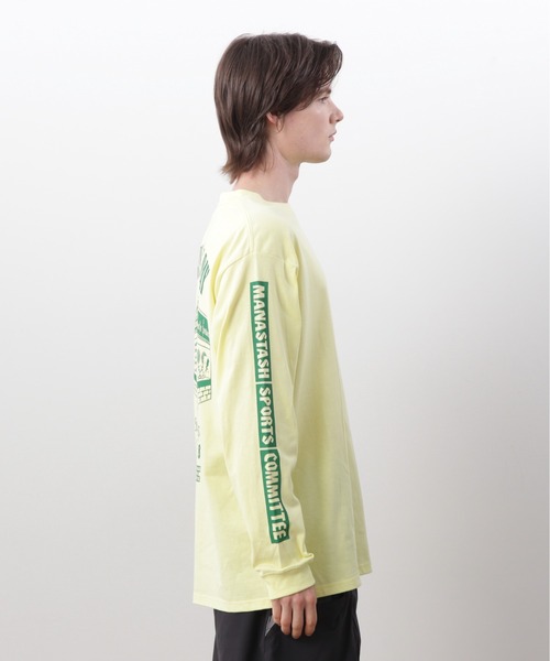 MANASTASH(マナスタッシュ)の「MANASTASH/マナスタッシュ CiTee L/S TEE SSD/SPORTS STORE DAY/シティ ロンT スポーツストア デイ(Tシャツ/カットソー・メンズ・ホワイト/イエロー/ブラック・L/XL/S/M)」の13枚目の写真