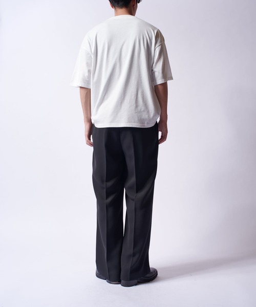 Lui's（ルイス）の「【Neucon/ニューコン】スプレーデザイン刺繍ロゴBIGTシャツ（Tシャツ/カットソー・メンズ・ブラック/グレー/ホワイト・FREE）」の22枚目の写真