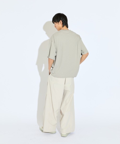 Lui's（ルイス）の「【Neucon/ニューコン】スプレーデザイン刺繍ロゴBIGTシャツ（Tシャツ/カットソー・メンズ・ブラック/グレー/ホワイト・FREE）」の19枚目の写真