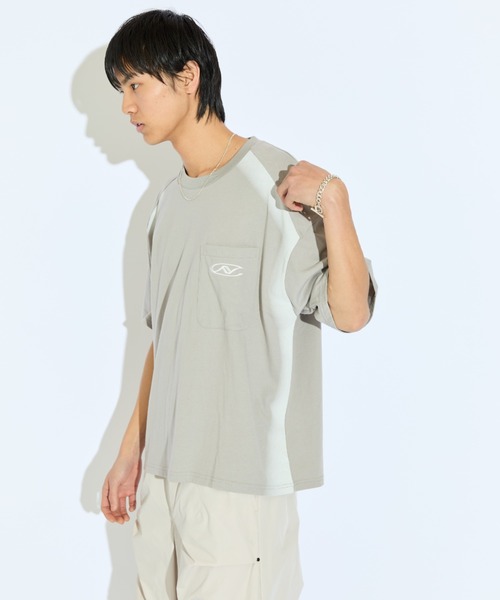 Lui's（ルイス）の「【Neucon/ニューコン】スプレーデザイン刺繍ロゴBIGTシャツ（Tシャツ/カットソー・メンズ・ブラック/グレー/ホワイト・FREE）」の17枚目の写真