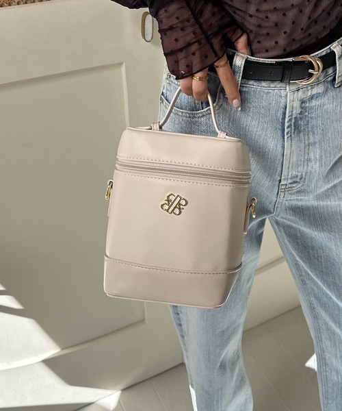 ROYAL PARTY(ロイヤルパーティー)の「スクエアヴァニティBAG(ショルダーバッグ・レディース・オフホワイト/ピンク/ブラック・FREE)」の15枚目の写真