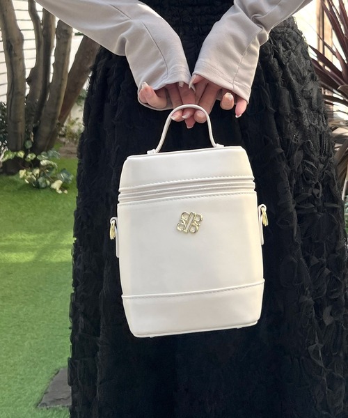 ROYAL PARTY(ロイヤルパーティー)の「スクエアヴァニティBAG(ショルダーバッグ・レディース・オフホワイト/ピンク/ブラック・FREE)」の16枚目の写真