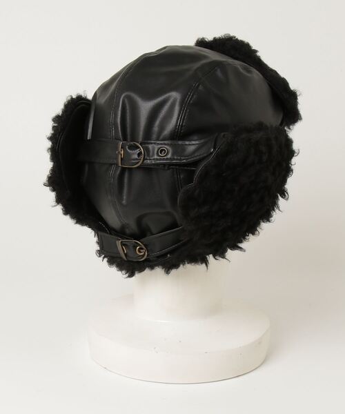 GRILLO（グリーロ）の「(grillo)フライトキャップ（キャップ・レディース・ブラック・ONE SIZE）」の9枚目の写真