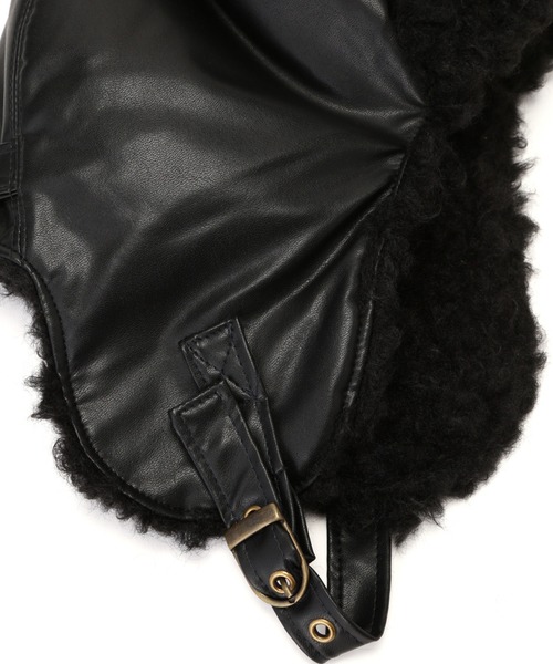 GRILLO（グリーロ）の「(grillo)フライトキャップ（キャップ・レディース・ブラック・ONE SIZE）」の7枚目の写真