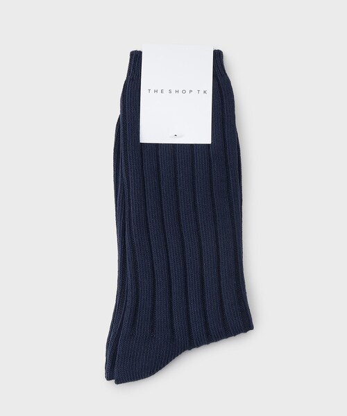 THE SHOP TK (ザ ショップ ティーケー )の「◆リブSOX(ソックス/靴下・メンズ・イエロー/ブラック/オフホワイト/ネイビー/グリーン系・00)」の4枚目の写真
