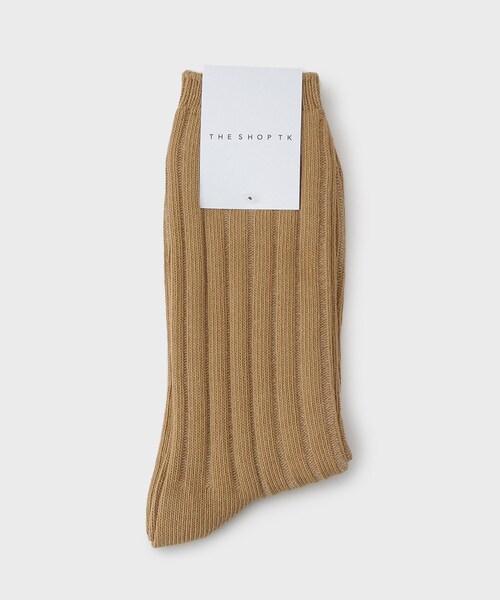THE SHOP TK (ザ ショップ ティーケー )の「◆リブSOX(ソックス/靴下・メンズ・イエロー/ブラック/オフホワイト/ネイビー/グリーン系・00)」の5枚目の写真
