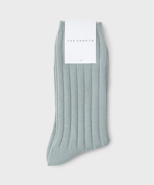 THE SHOP TK (ザ ショップ ティーケー )の「◆リブSOX(ソックス/靴下・メンズ・イエロー/ブラック/オフホワイト/ネイビー/グリーン系・00)」の6枚目の写真