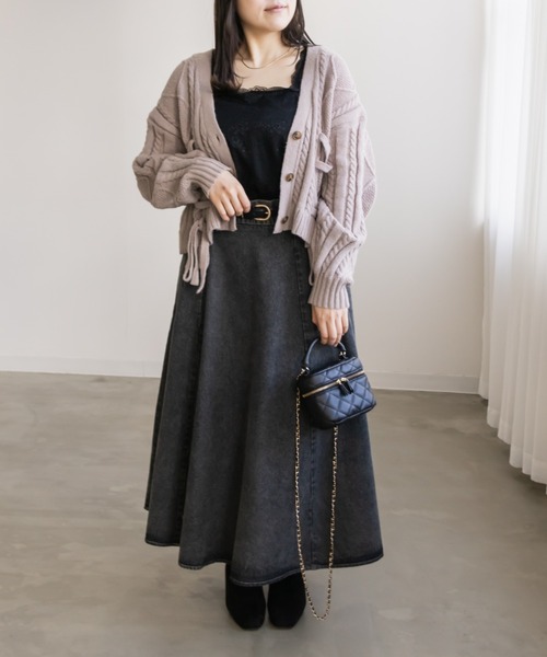 CLETTE(クレット)の「スクエアネックレースタンクトップ(タンクトップ・レディース・オフホワイト/ブラック・3L/LL/5L/4L)」の17枚目の写真