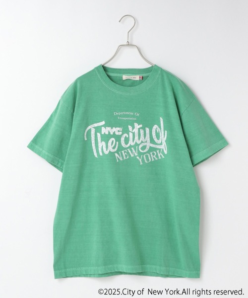 yuw（ユウ）の「ＮＹＣ　ｒｏｇｏ　ｔｅｅ　 251914（Tシャツ/カットソー・レディース・ホワイト/グリーン・FREE）」の8枚目の写真