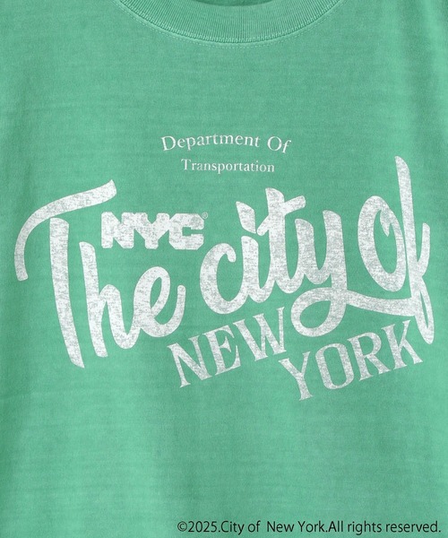 yuw（ユウ）の「ＮＹＣ　ｒｏｇｏ　ｔｅｅ　 251914（Tシャツ/カットソー・レディース・ホワイト/グリーン・FREE）」の9枚目の写真