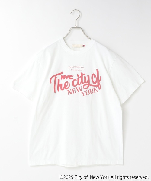 yuw（ユウ）の「ＮＹＣ　ｒｏｇｏ　ｔｅｅ　 251914（Tシャツ/カットソー・レディース・ホワイト/グリーン・FREE）」の10枚目の写真