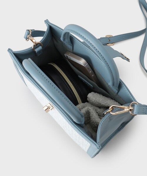 index（インデックス）の「【2WAY】アソートショルダーBAG（ショルダーバッグ・レディース・ブラック系1/ブルー系9/ベージュ系3・00）」の11枚目の写真