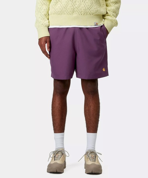 Carhartt WIP(カーハートダブリューアイピー)の「Carhartt WIP/カーハート ダブリューアイピー 水着 海パン トランクス サーフパンツ 水陸両用 CHASE SWIM TRUNKS I035062(その他パンツ・メンズ・バイオレット/ブラック/グリーン/オレンジ・M/L)」の13枚目の写真