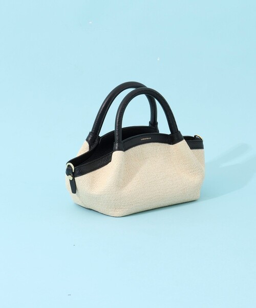 NOLLEY’S（ノーリーズ）の「【LORISTELLA/ロリステッラ】雑材コンビミニバッグmade in italy（バックパック/リュック・レディース・ブラウン/ブラック・FREE）」の2枚目の写真