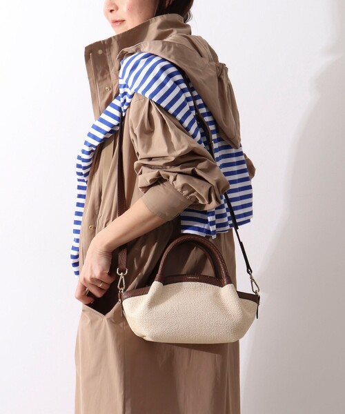 NOLLEY’S（ノーリーズ）の「【LORISTELLA/ロリステッラ】雑材コンビミニバッグmade in italy（バックパック/リュック・レディース・ブラウン/ブラック・FREE）」の15枚目の写真