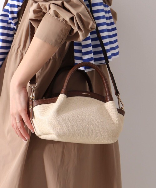 NOLLEY’S（ノーリーズ）の「【LORISTELLA/ロリステッラ】雑材コンビミニバッグmade in italy（バックパック/リュック・レディース・ブラウン/ブラック・FREE）」の16枚目の写真